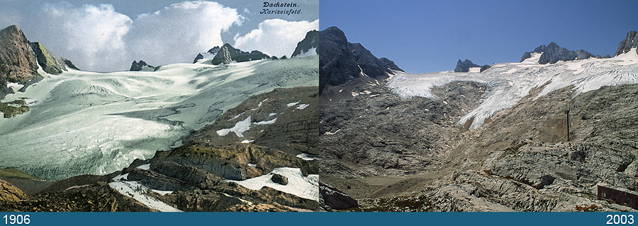 Gletscher am Karlseisfeld, Dachstein